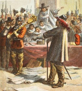 クロムウェルは議会、パブを判明します。 1890 作： English School